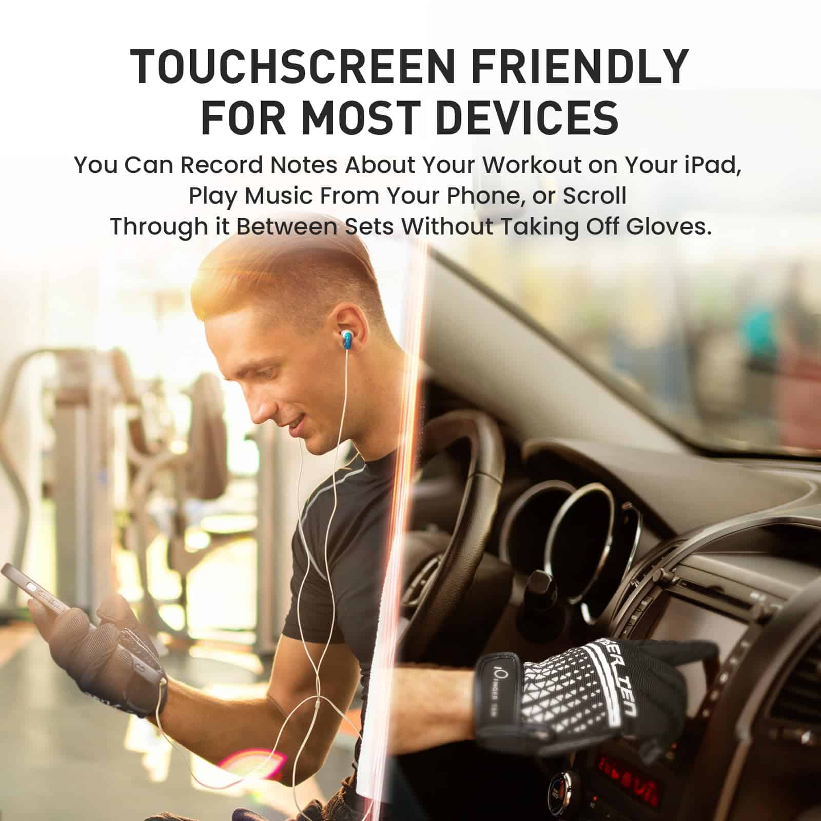 Guantes de Ejercicio de Dedo Completo para Hombres Mujeres - Imagen 5