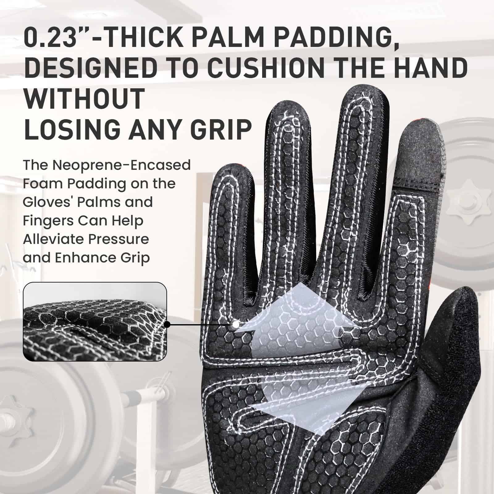 Guantes de Ejercicio de Dedo Completo para Hombres Mujeres - Imagen 3