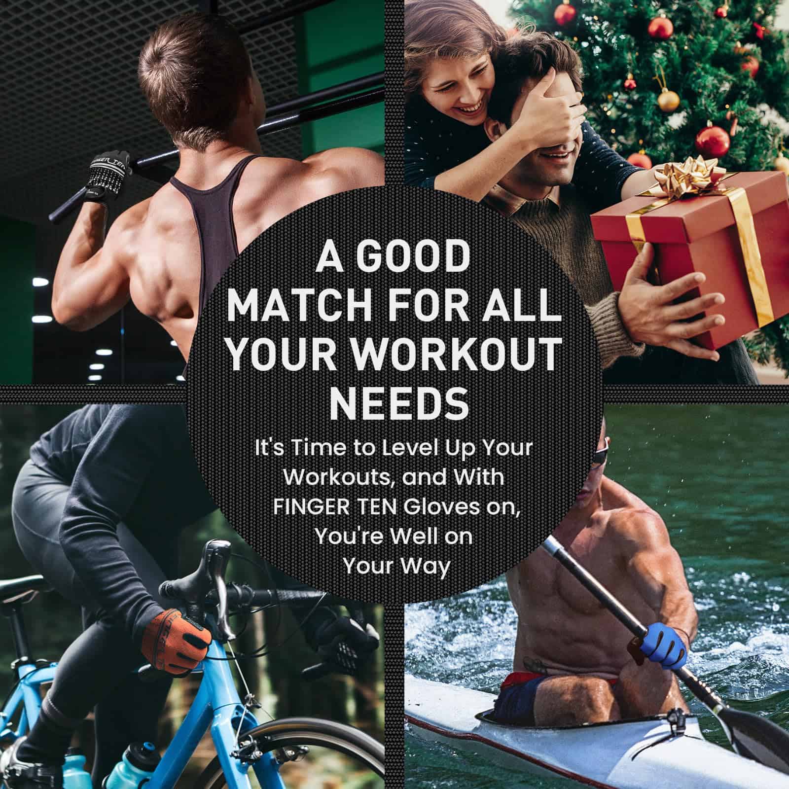 Guantes de Ejercicio de Dedo Completo para Hombres Mujeres - Imagen 7