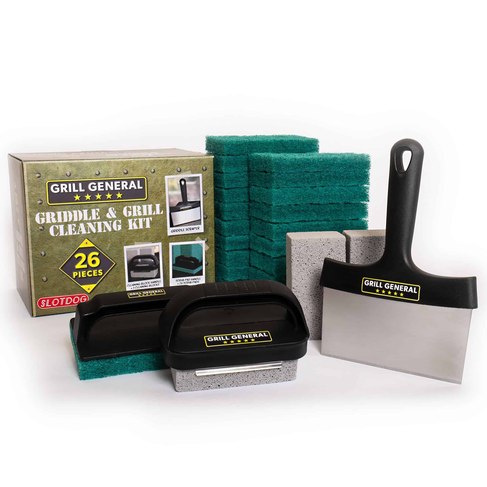 Kit de limpieza de plancha y parrilla Grill General de 26