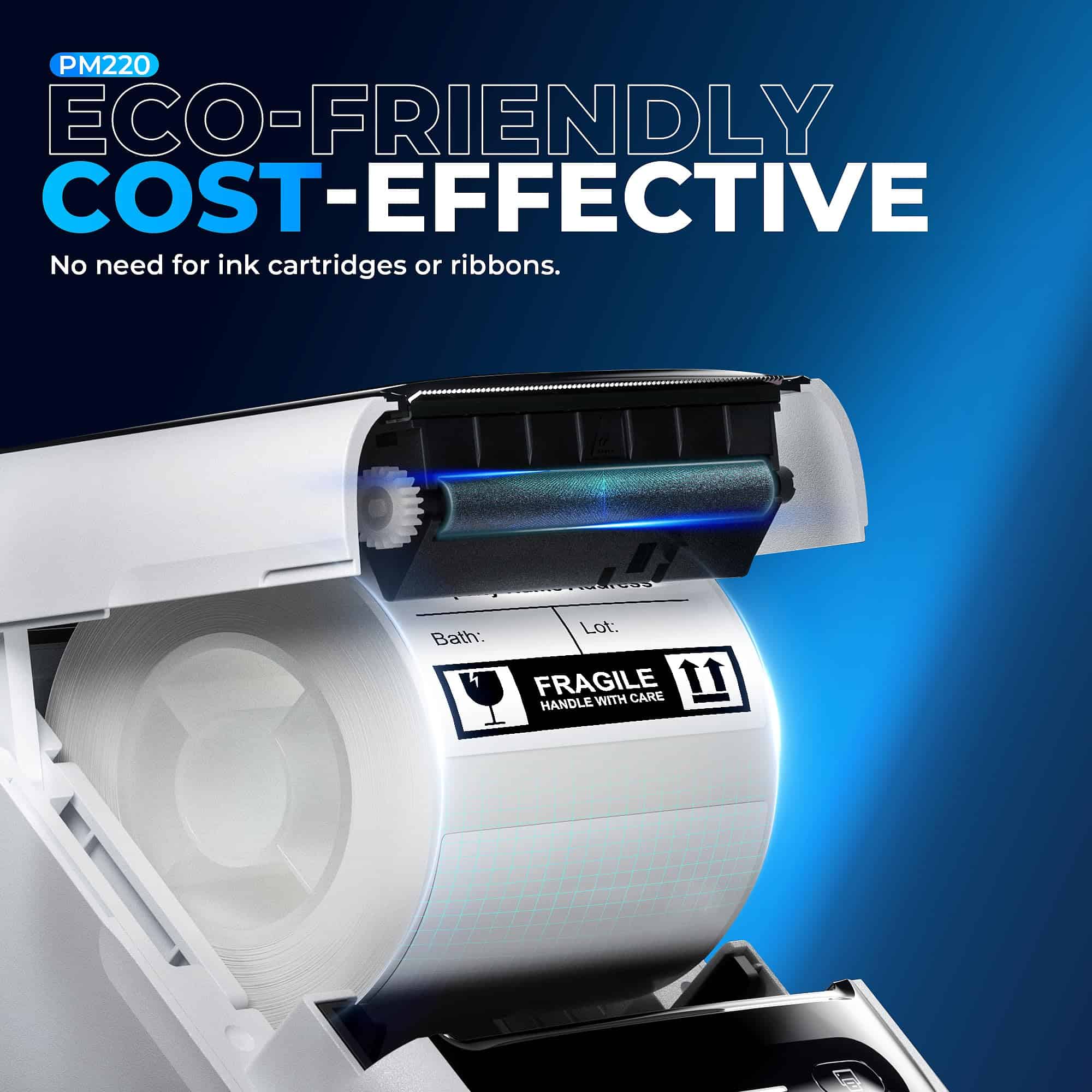 Máquina de Etiquetas Nelko con Cinta, -Blanco - Imagen 4