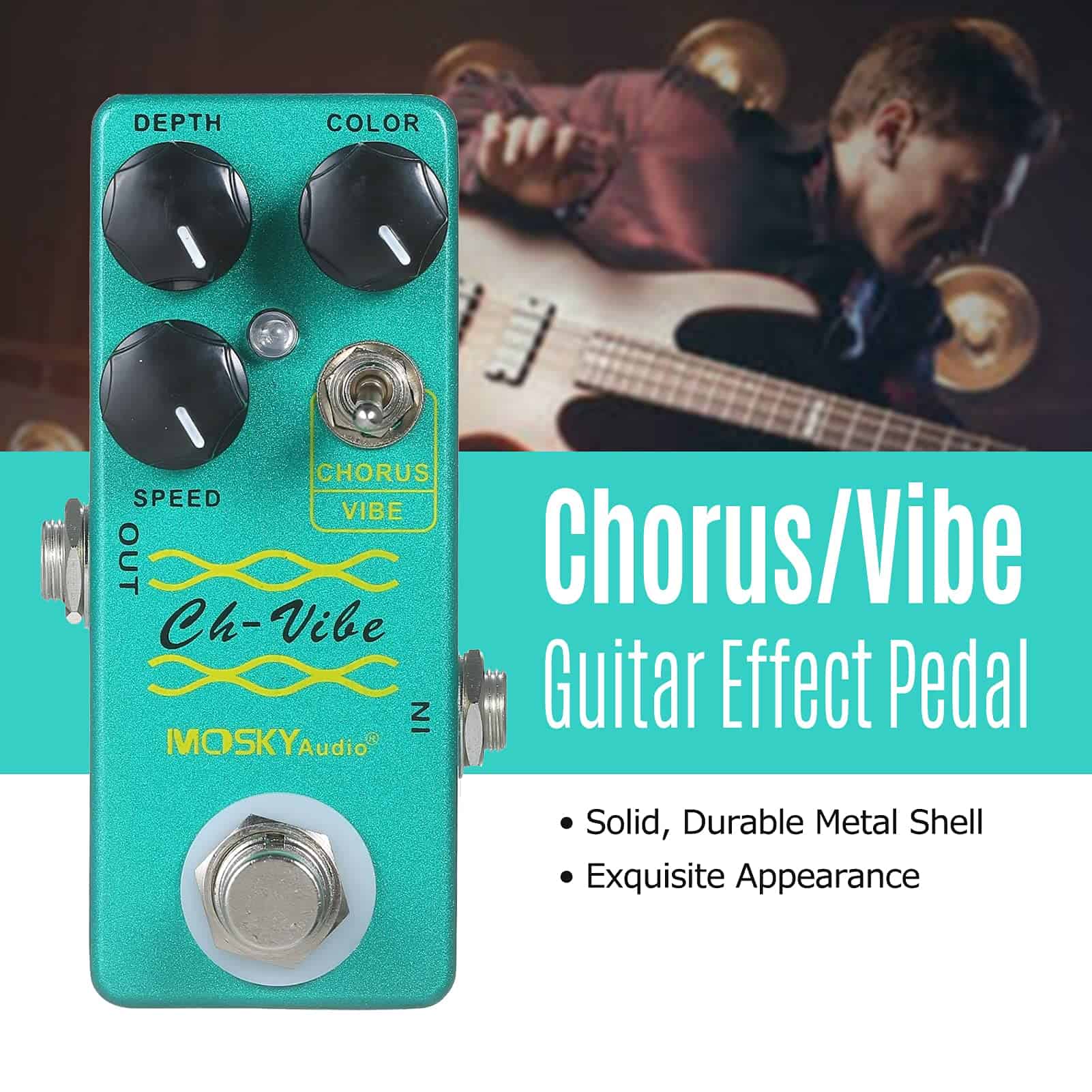 Pedal de Efecto Chorus/Vibe SIUKE, Pedal de Efecto - Imagen 7