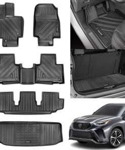 Tapetes y Forro de Carga Vanseno Compatible para Toyota