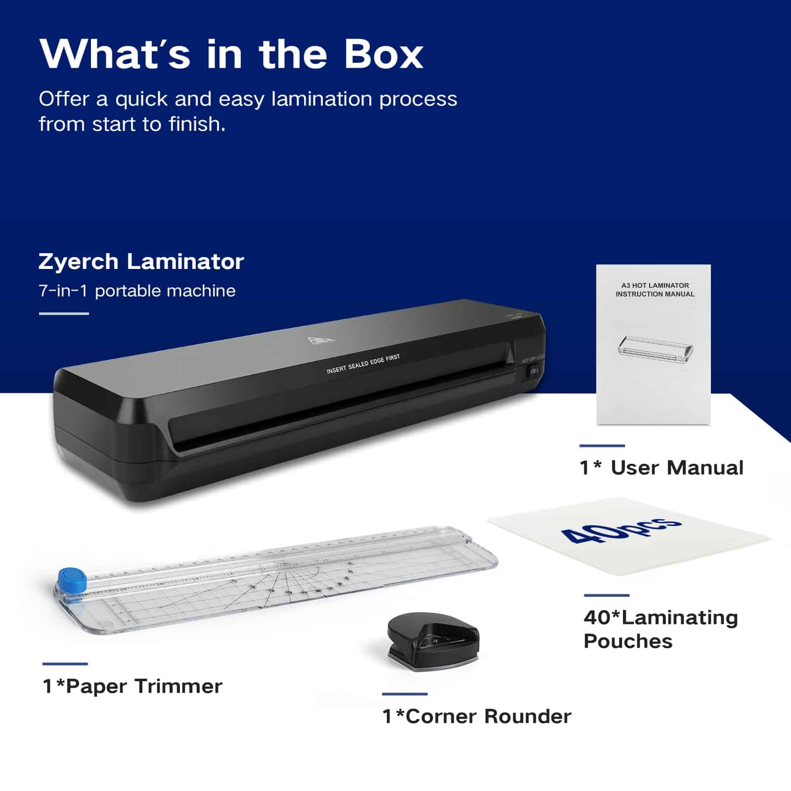 Laminadora 13 Pulgadas Máquina de Laminado A3, 7 en 1 - Imagen 8