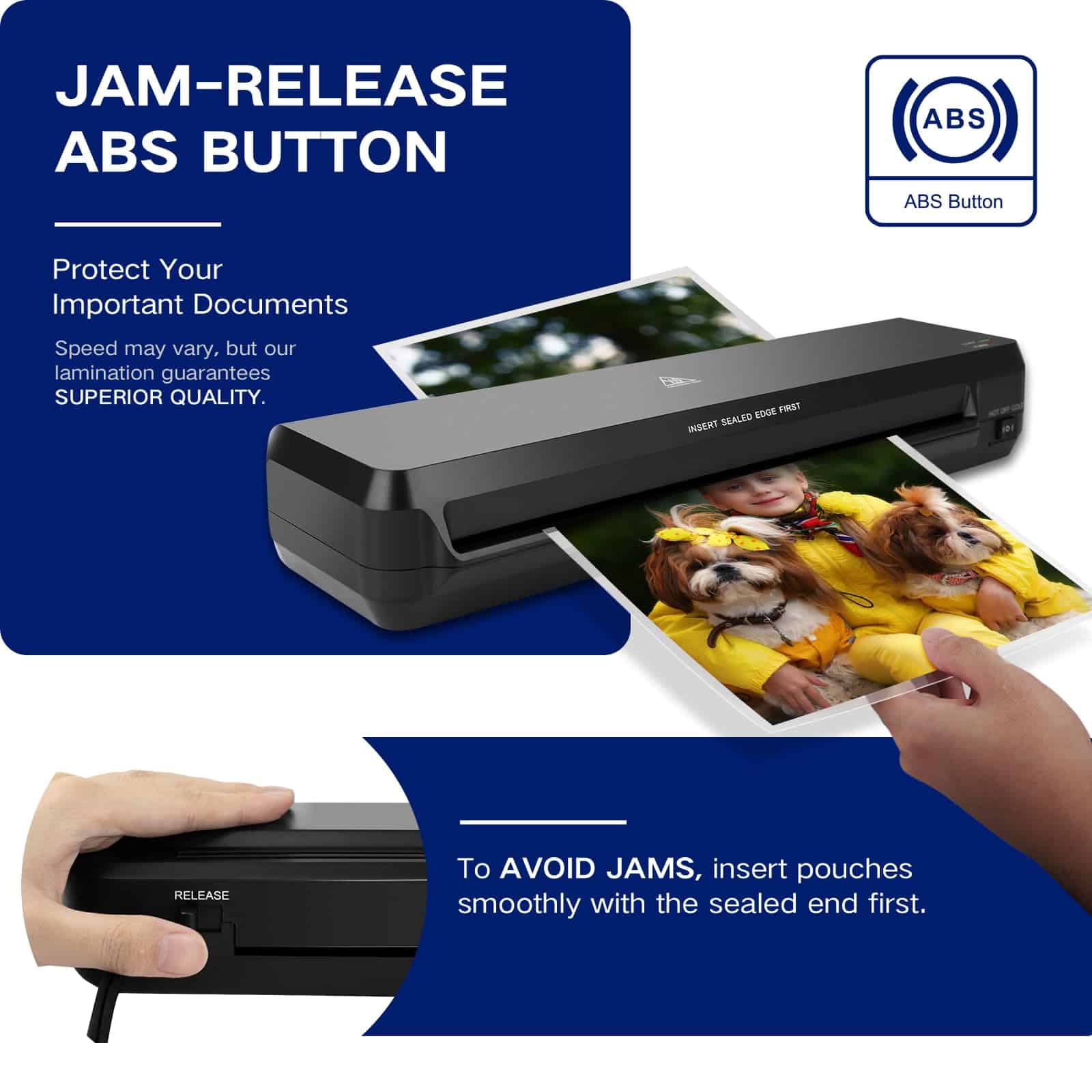 Laminadora 13 Pulgadas Máquina de Laminado A3, 7 en 1 - Imagen 6