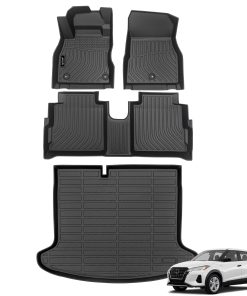 Juego de tapetes para automóvil Jenofa y forro de maletero