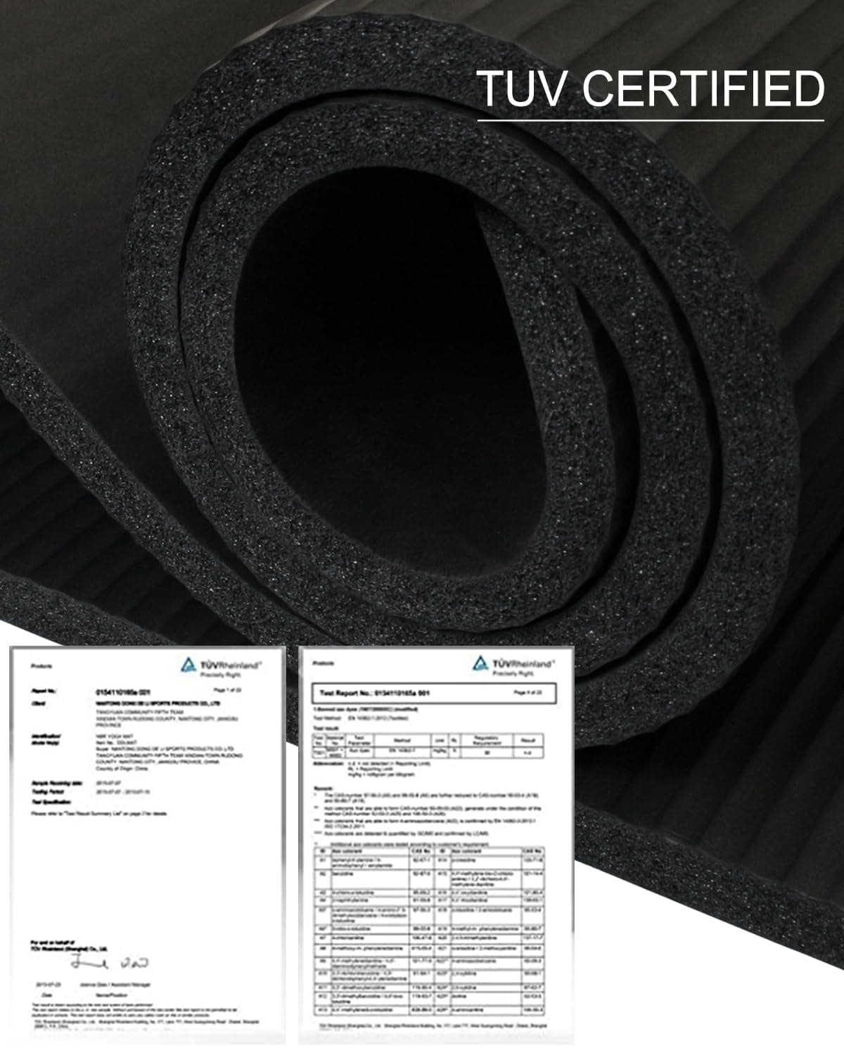 Tapete de Yoga RYTMAT de 1/2 Pulgada de -Negro - Imagen 8