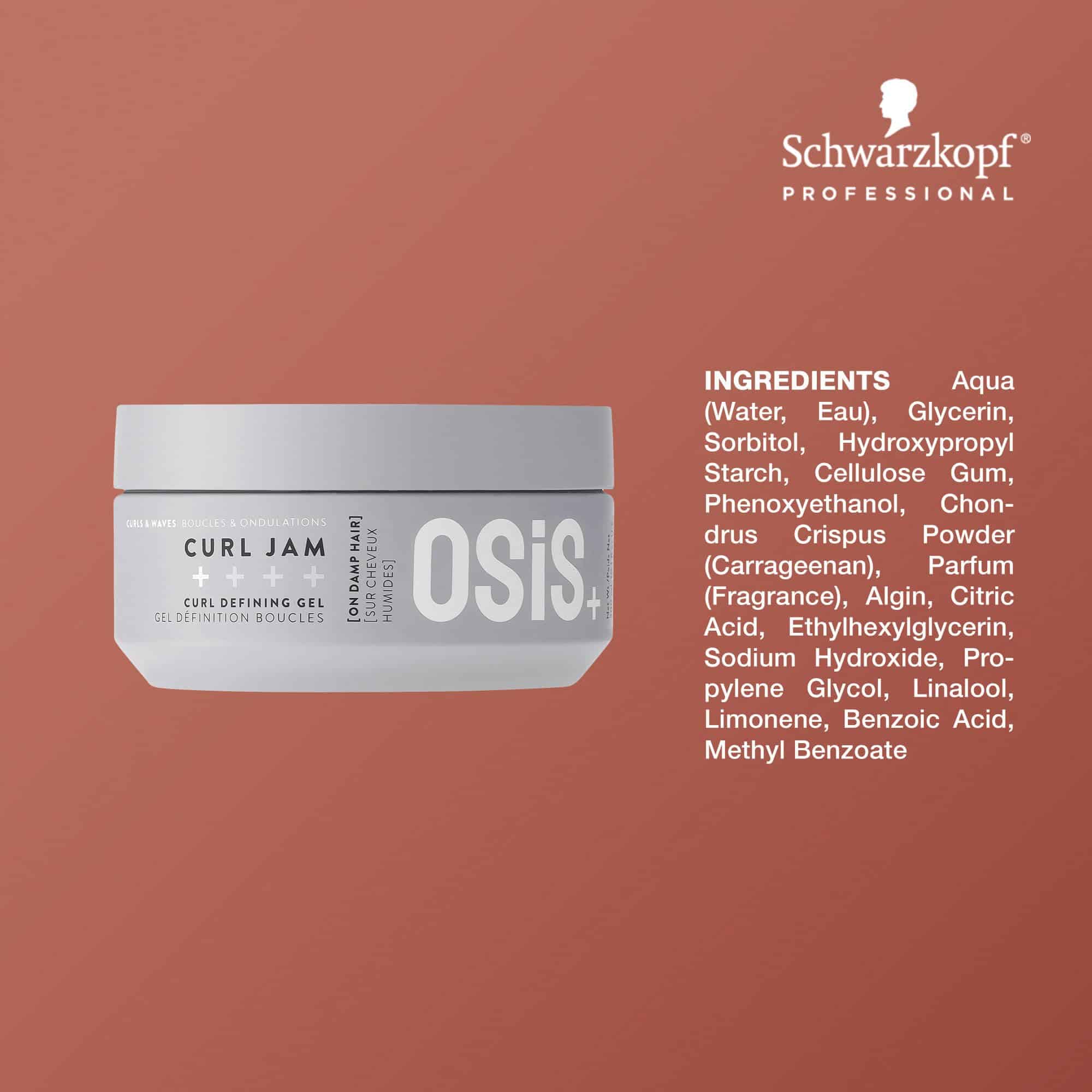 OSiS+ Curl Jam Gel para el cabello rizado, 10 oz (Paquete - Imagen 4