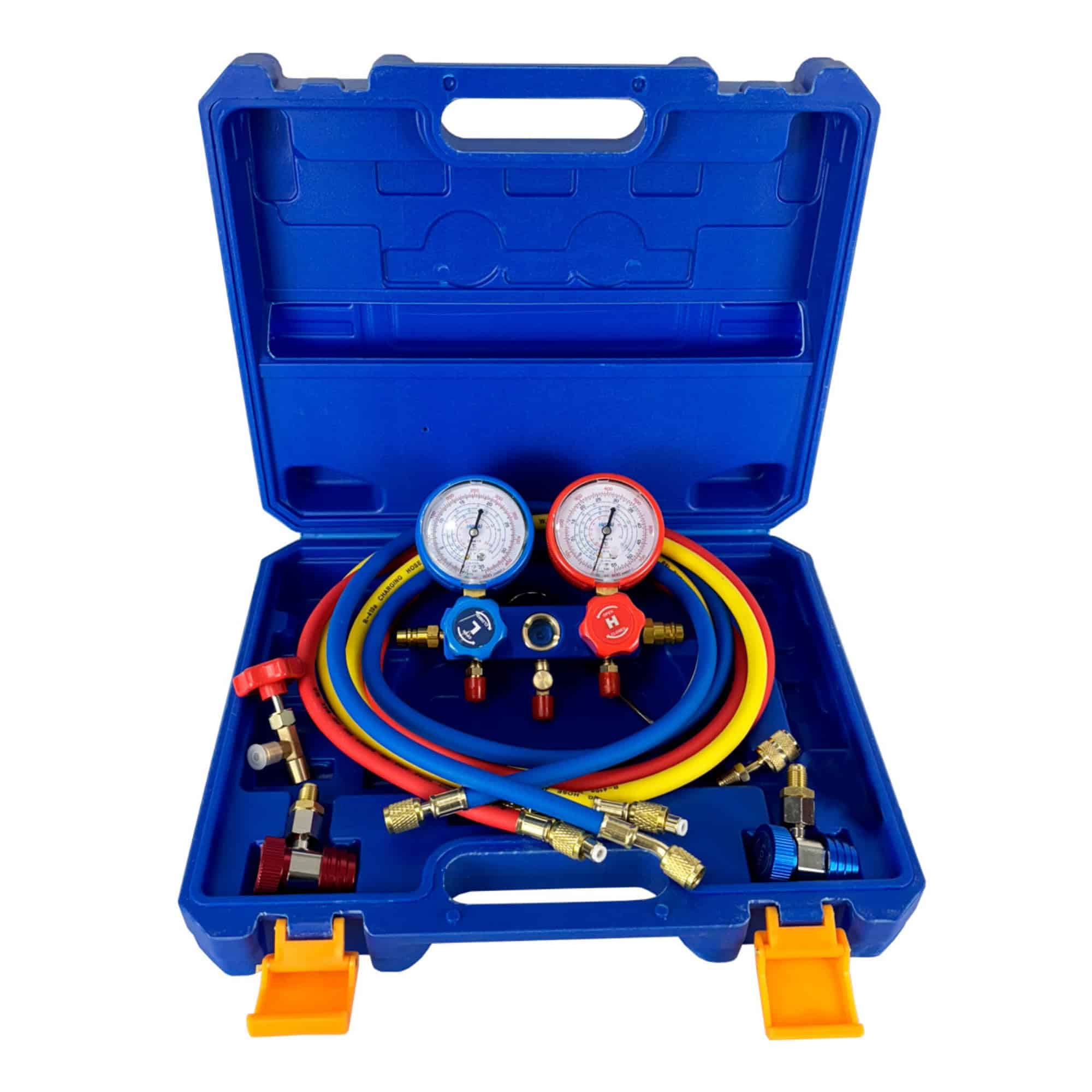 HIATSU Professional AC Manifold Gauge Set with Freon