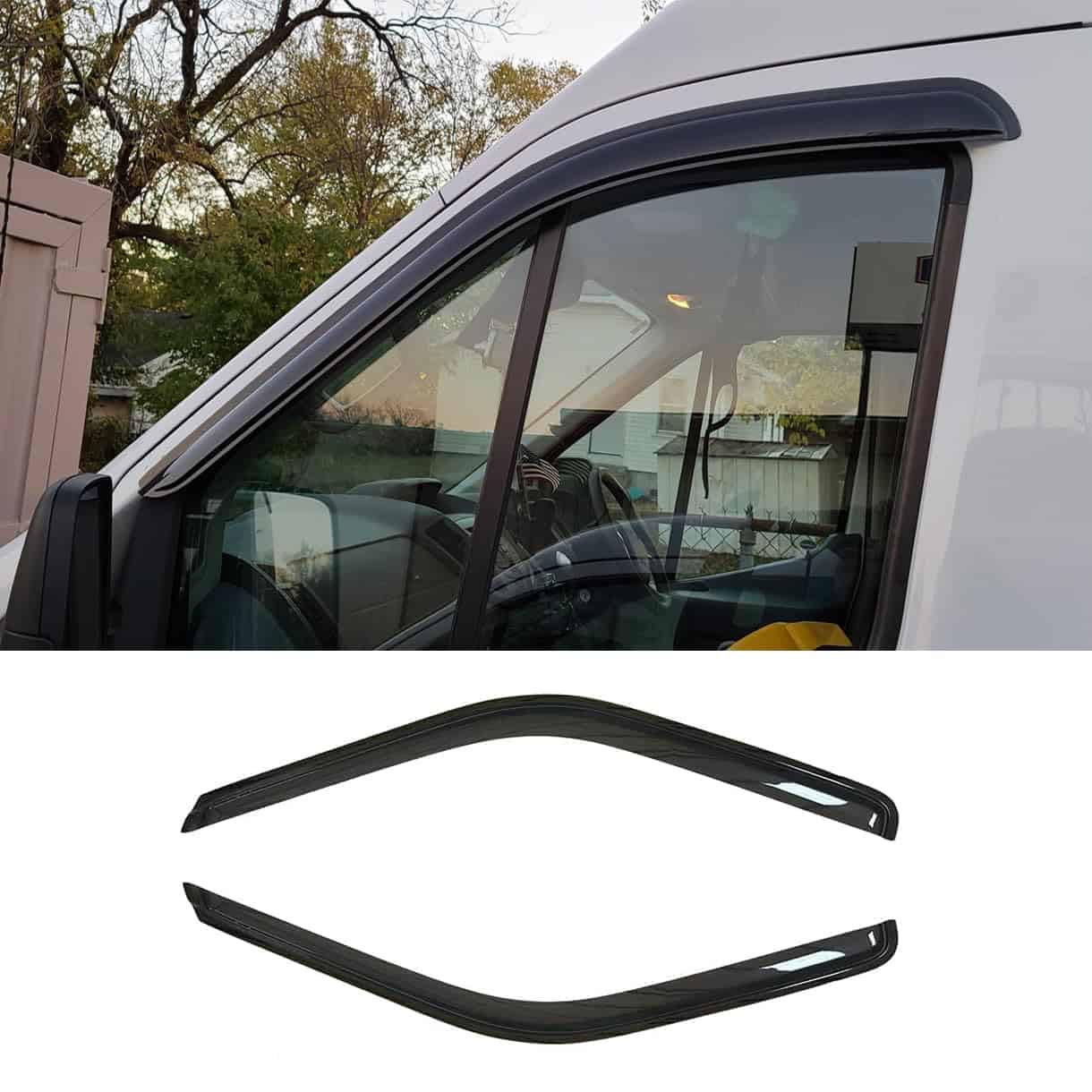 STARTSHIP 92676 Ventanas laterales Viseras de viento