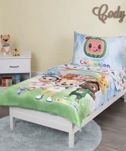 Juego de Ropa de Cama de 4 Piezas CoComelon, Lindo como un