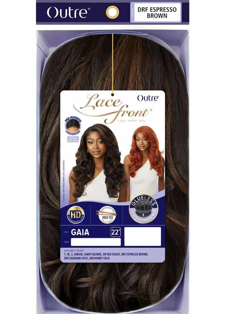 Peluca con Encaje Frontal - Gaia (DRF2/AUBURN SPICE) - Imagen 7