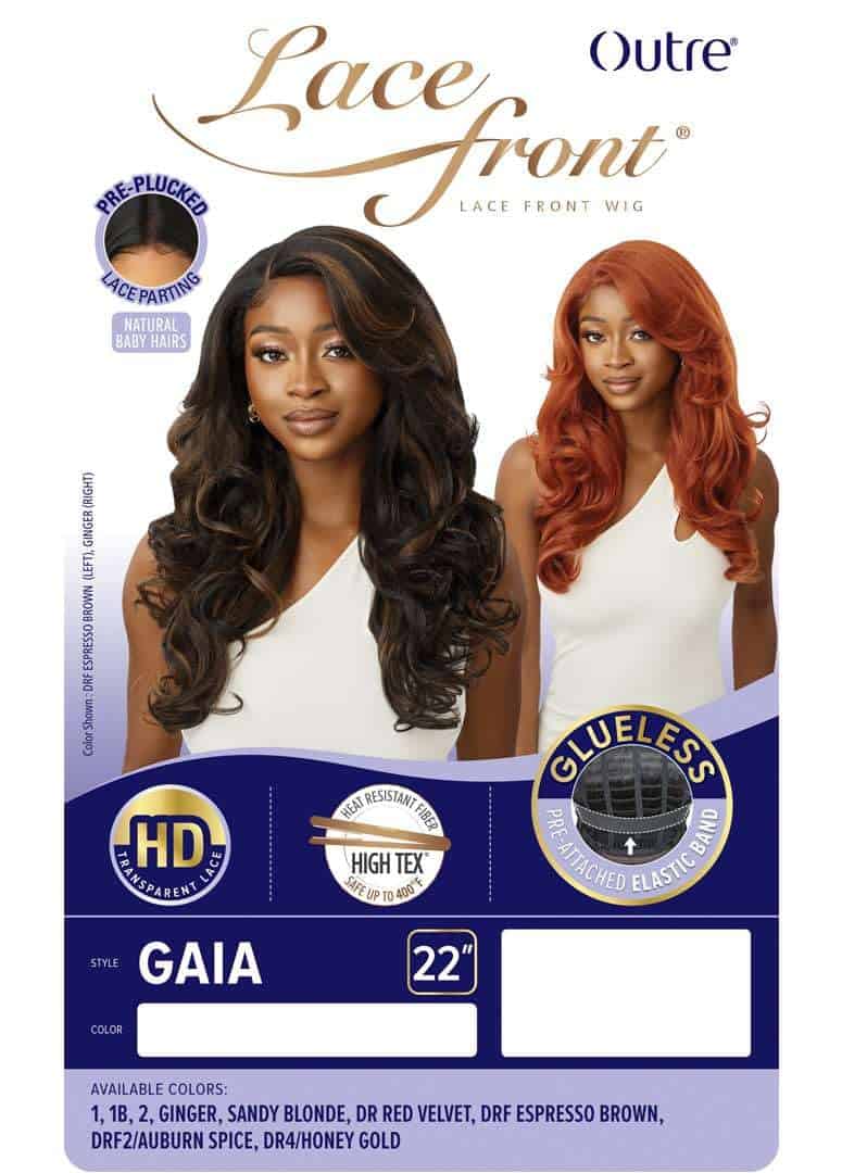 Peluca con Encaje Frontal - Gaia (DRF2/AUBURN SPICE) - Imagen 3