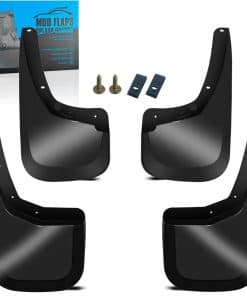 Juego de Guardabarros Delanteros y Traseros -as Negros