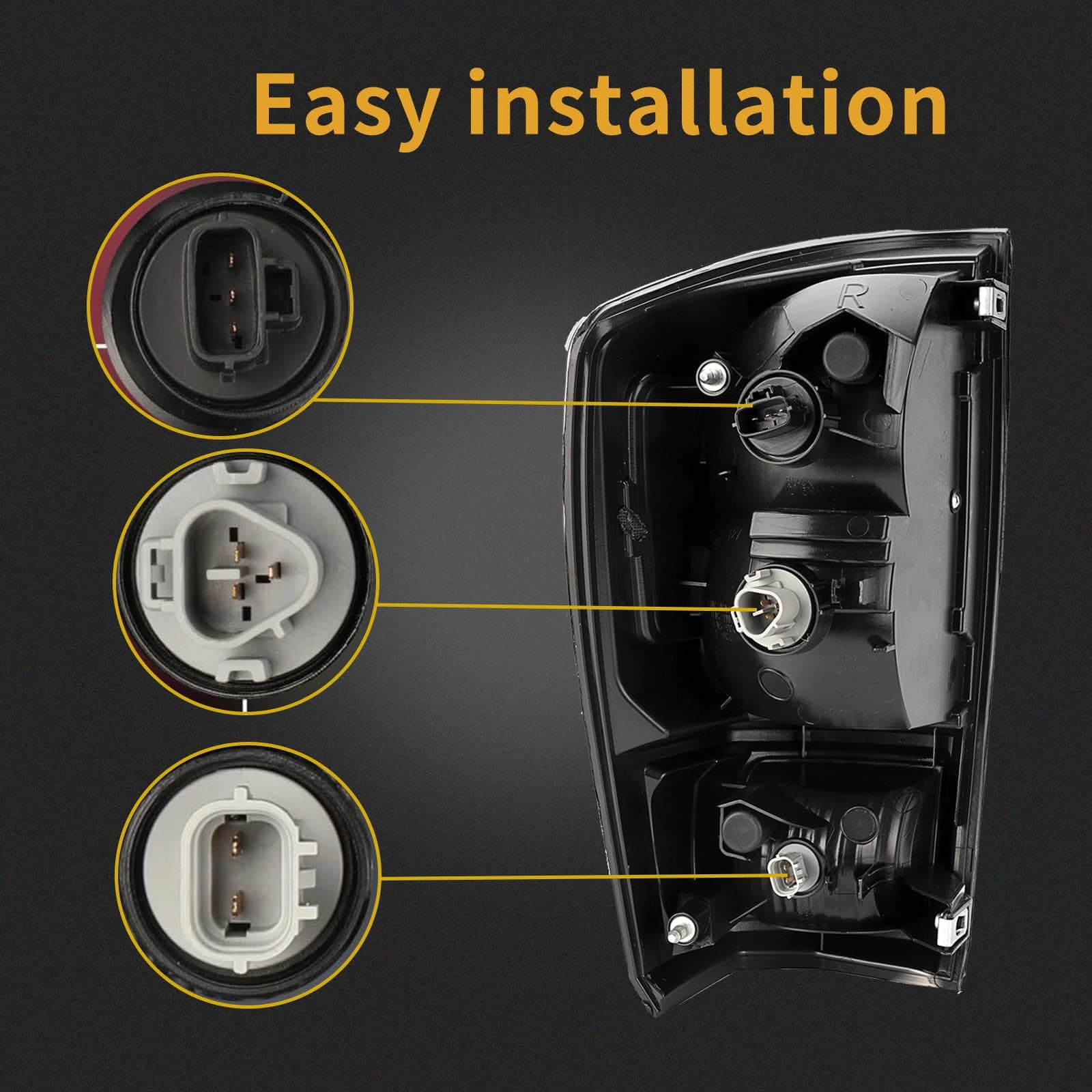 Conjunto de luz trasera MiKaFex compatible -Derecho del lado - Imagen 7
