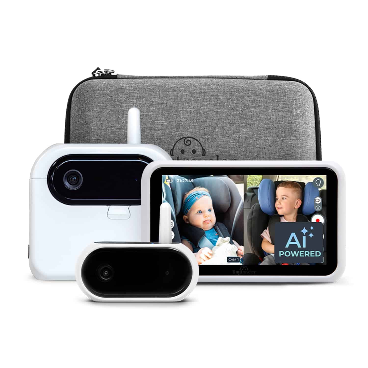 Monitor de bebé inteligente Tiny Traveler Ai con cámara