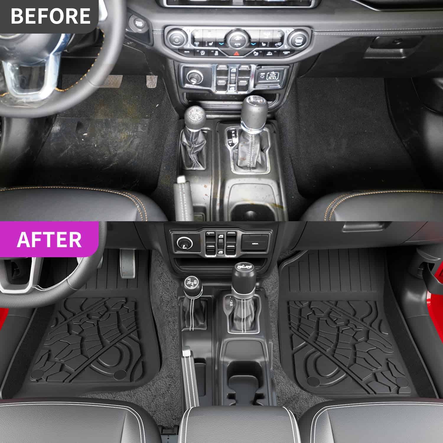 Tapete de carga powoq compatible con Jeep Wrangler JL - Imagen 3