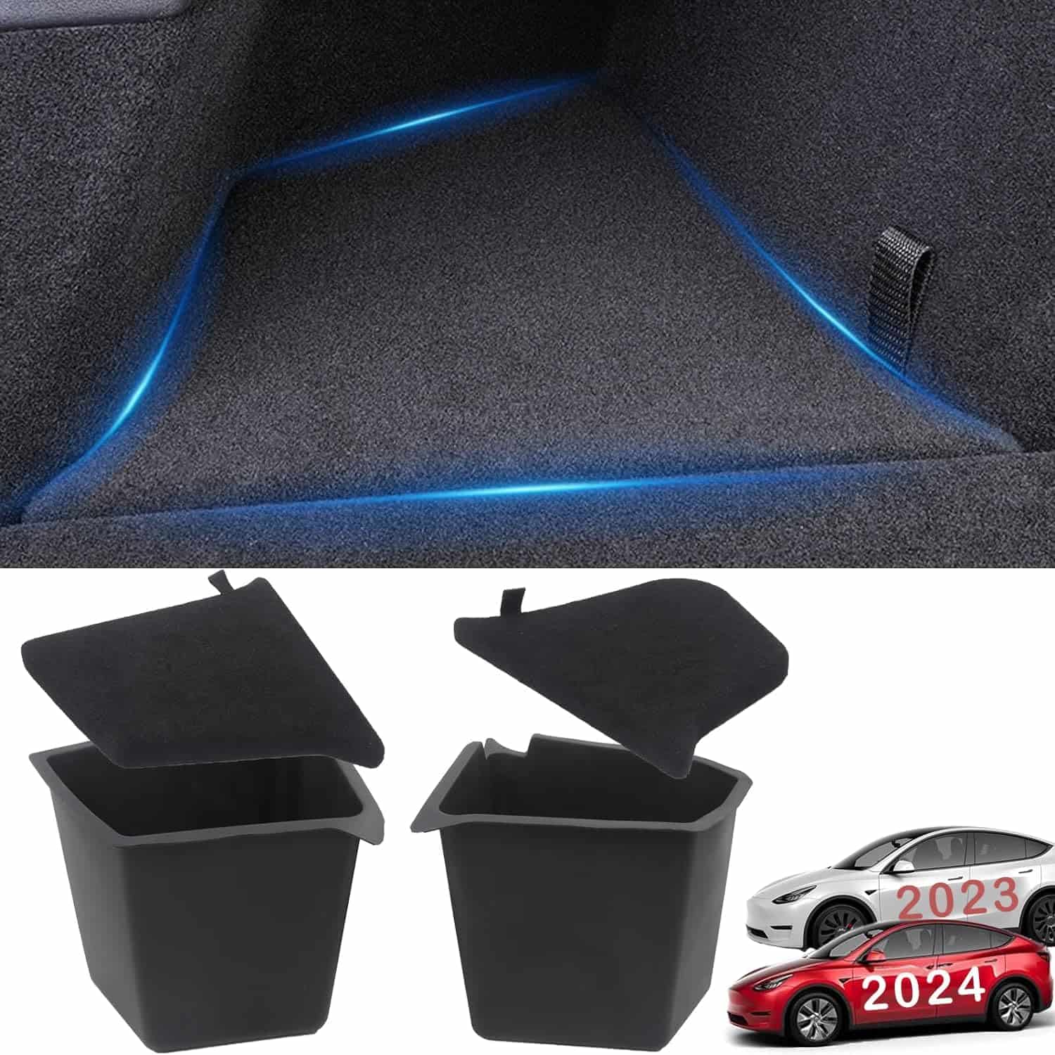 Organizador de maletero trasero FanpBow para Tesla Model Y