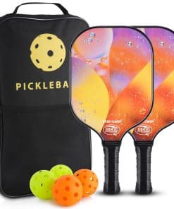 SAMYOMM 2PCS Pack de Palas de Pádel de Pickleball,