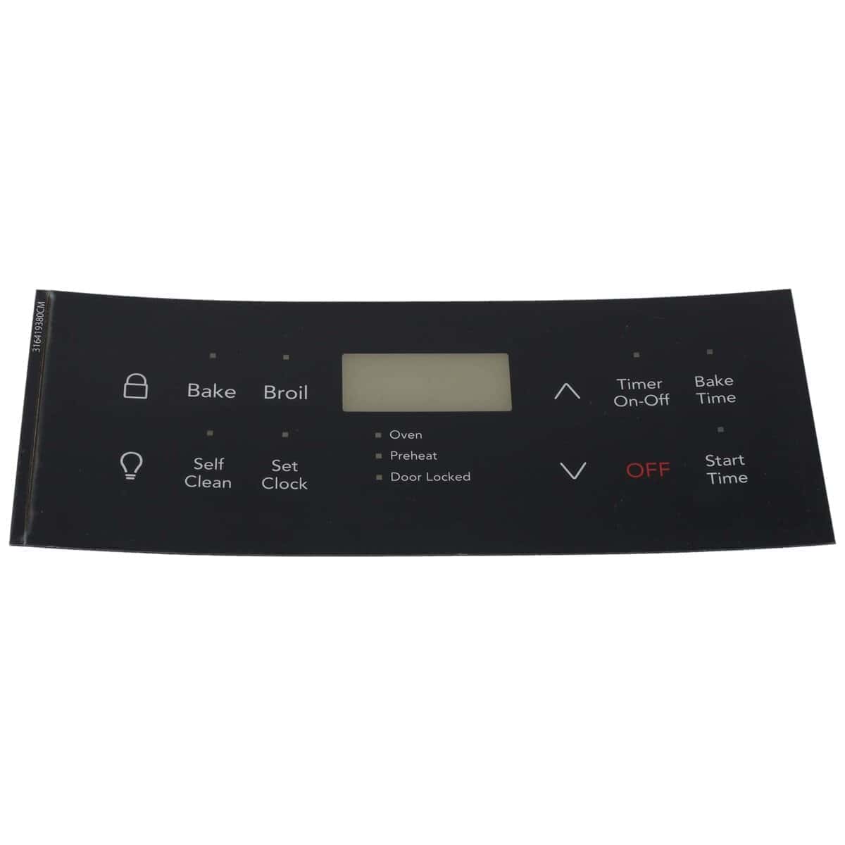 Overlay de Control de Horno de Rango de Suministro de