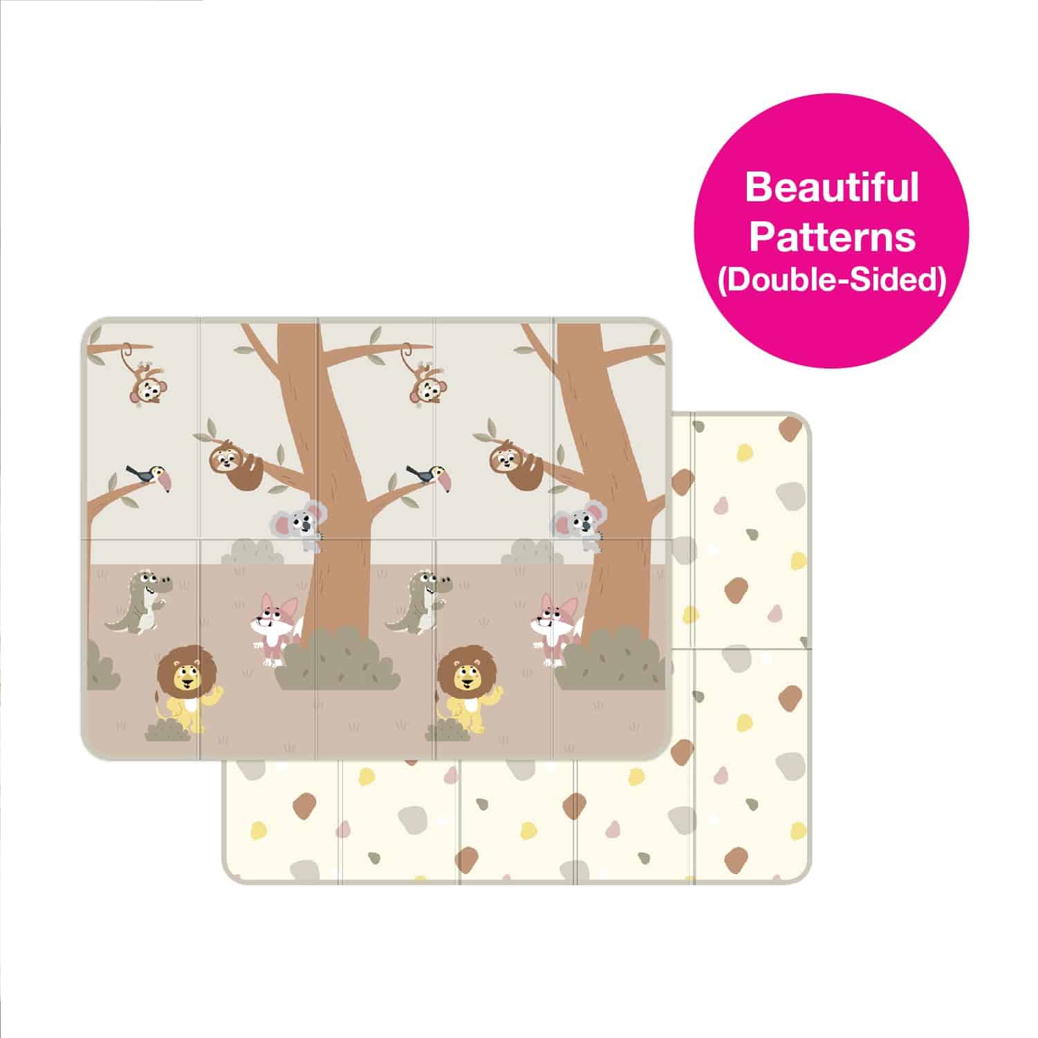 Edushape Tapete de Juego para Bebés Jungle Fun - Tapete de - Imagen 3