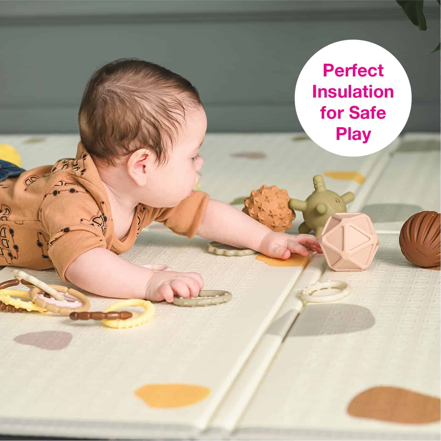 Edushape Tapete de Juego para Bebés Jungle Fun - Tapete de - Imagen 6