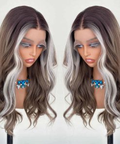 Pelucas Auburn Brown VASTCURY con Destellos Rubios 13x4