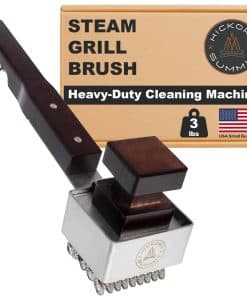 Cepillo de parrilla a vapor sin cerdas - Acero inoxidable,