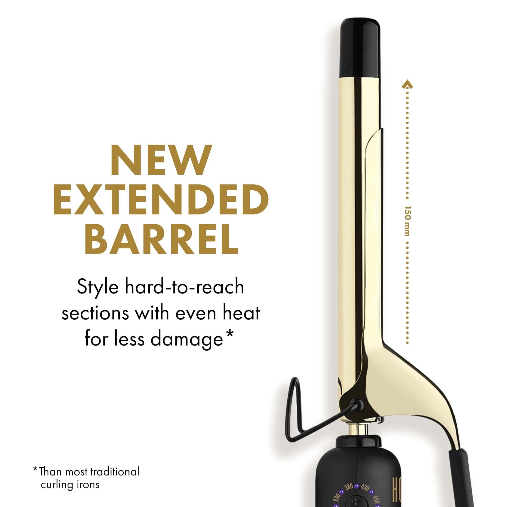 Rizador de Oro de 24K Professional HOT TOOLS con Barril - Imagen 4