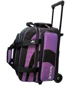 Bolso doble rodillo Deluxe Pyramid Path Pro (Negro/Morado)