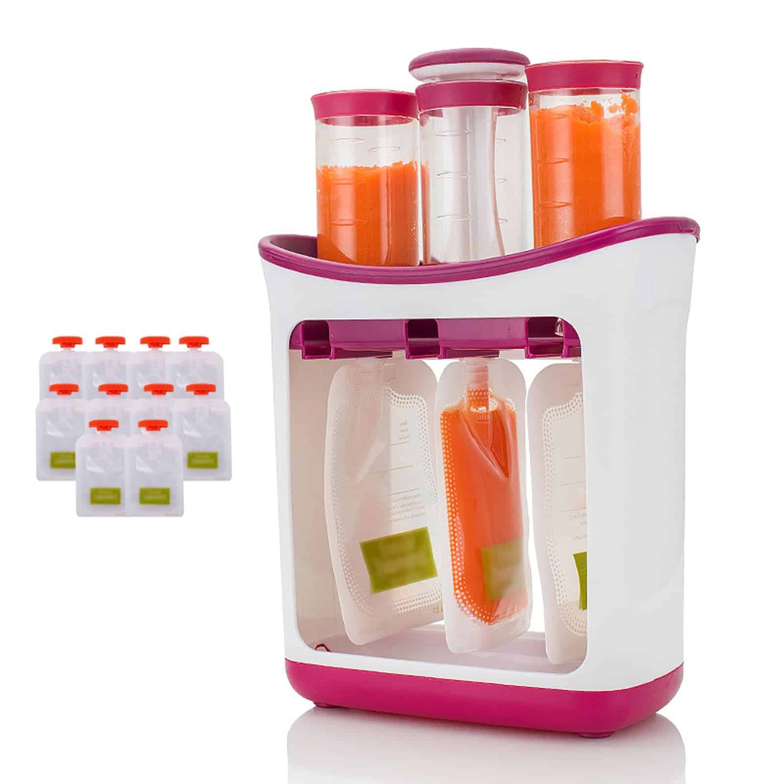 Estación de Hacer Pochoclos para Bebés, Estación de Relleno