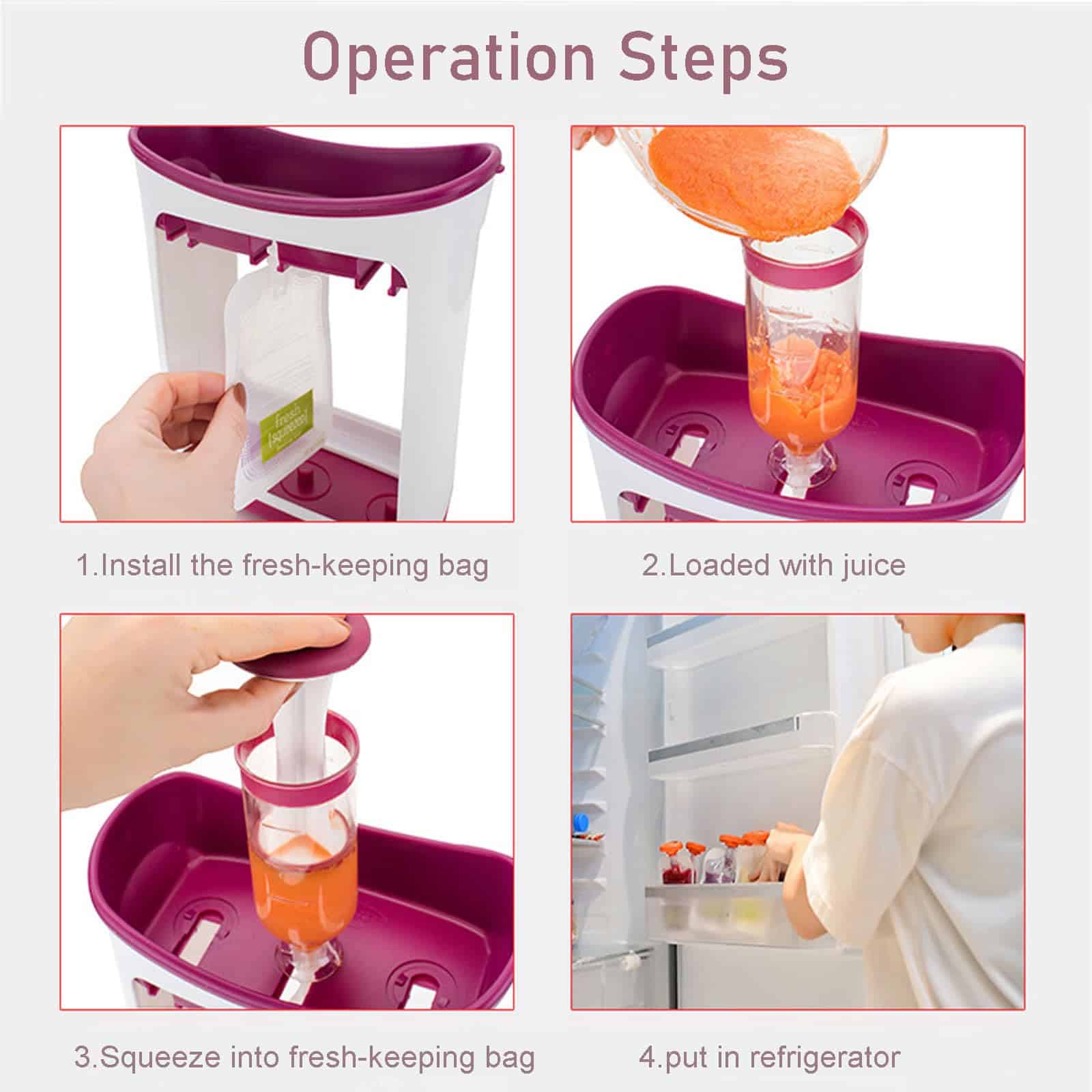 Estación de Hacer Pochoclos para Bebés, Estación de Relleno - Imagen 9