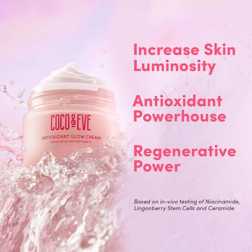 Crema Antioxidante Coco & Eve. Con Niacinamida, Ácido - Imagen 4