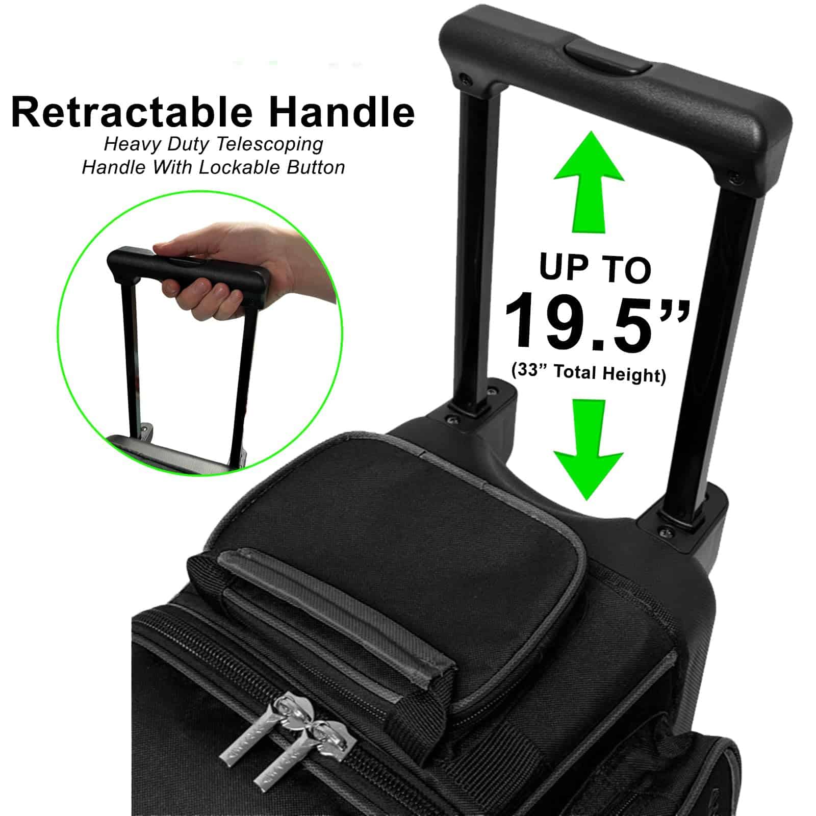 Bolso de Rodillo Simple Deluxe Pyramid Path Pro - Imagen 5