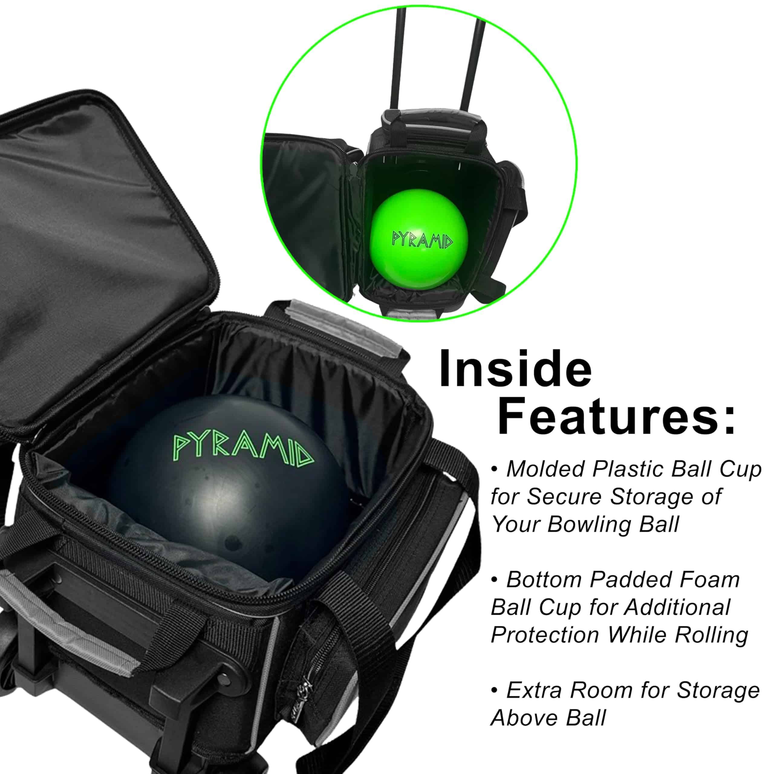 Bolso de Rodillo Simple Deluxe Pyramid Path Pro - Imagen 4