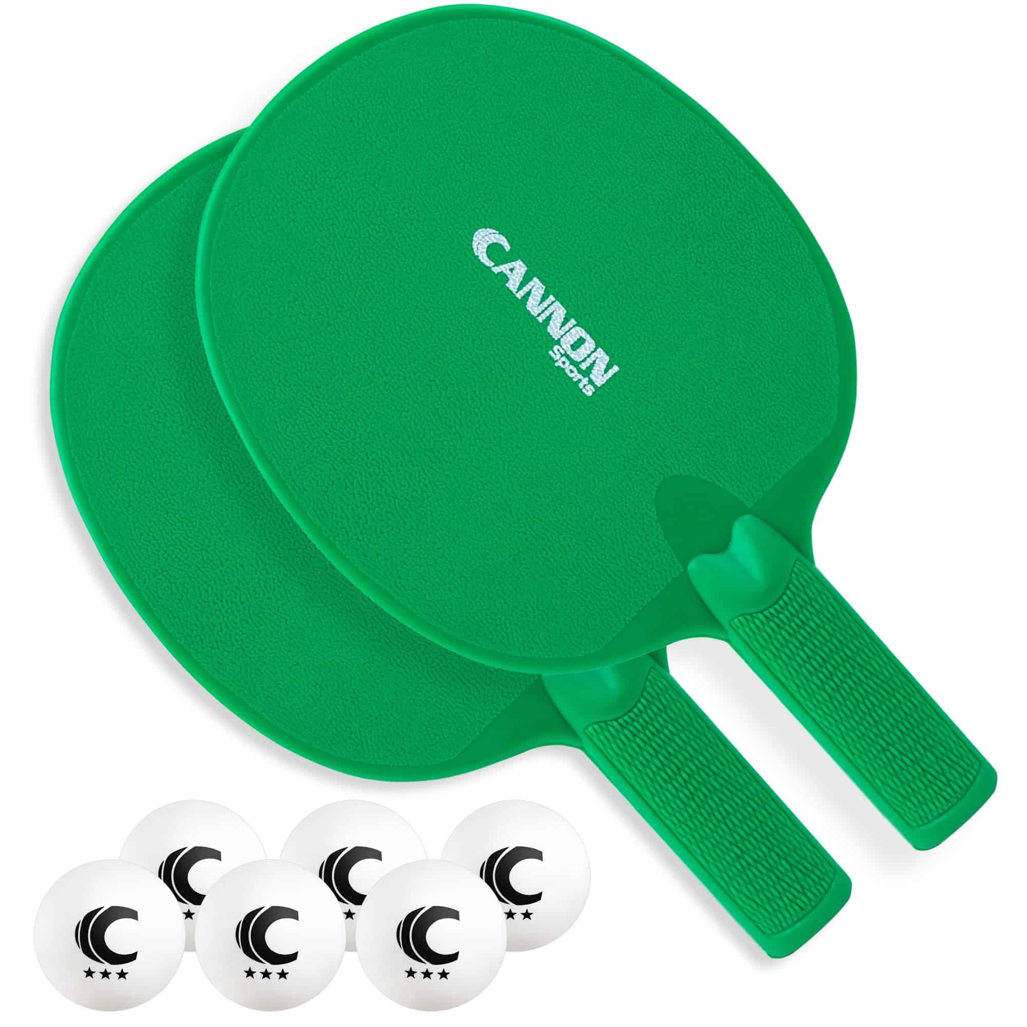 Set de Raquetas de Ping Pong Irrompibles - Blancas)