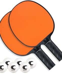 Paletas de Ping Pong irrompibles Cannon Sports -Naranja