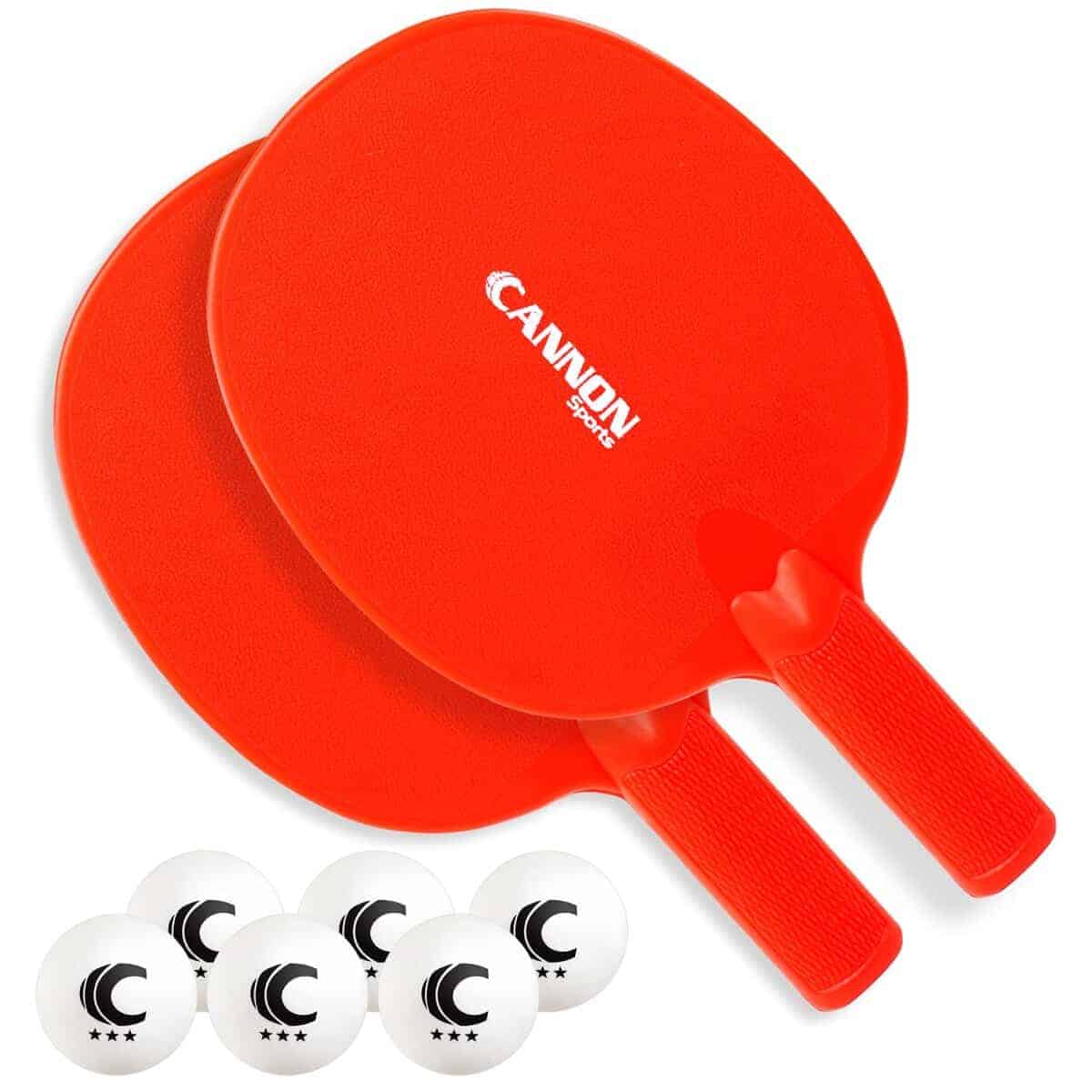 Set de Palas de Ping Pong irrompibles de Cannon Sports (2