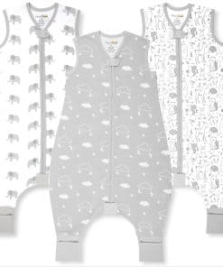 Mama Cheetah Saco de Dormir para Niños Pequeños con Pies