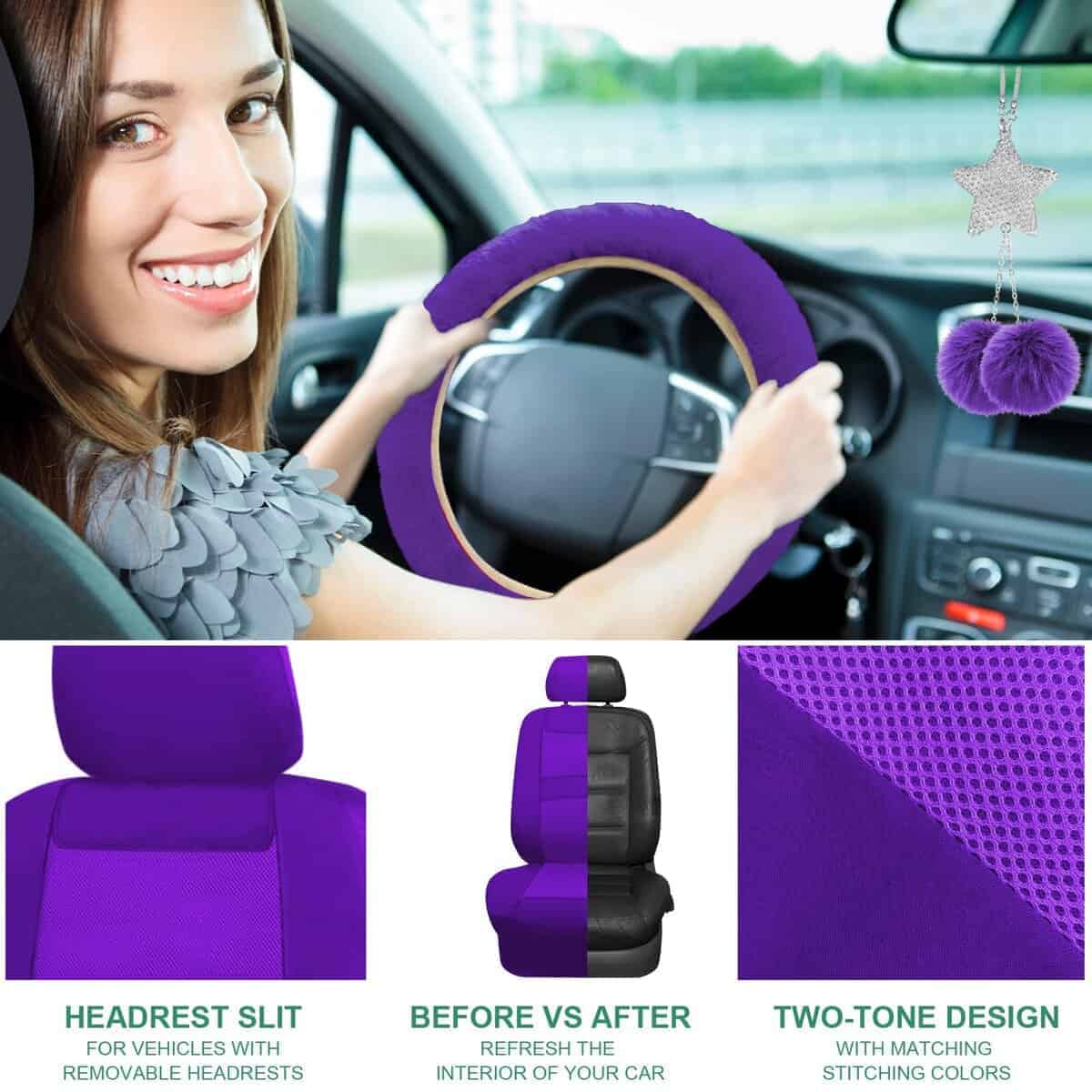 Juego Completo de Fundas para Asientos de Coche para - Imagen 7