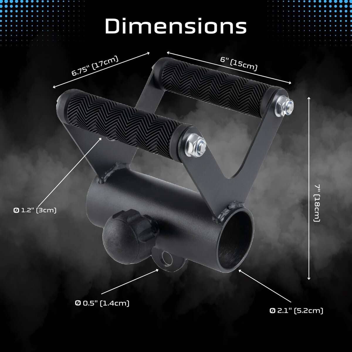 Barra en V Bagulet para Máquina de Remo, Barra de Barbell, - Imagen 7
