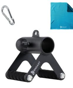 Barra en V Bagulet para Máquina de Remo, Barra de Barbell,