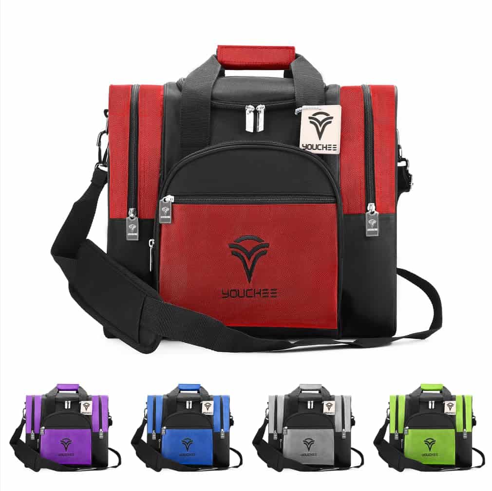 Bolso de transporte para bola de bolos Youchee -Rojo