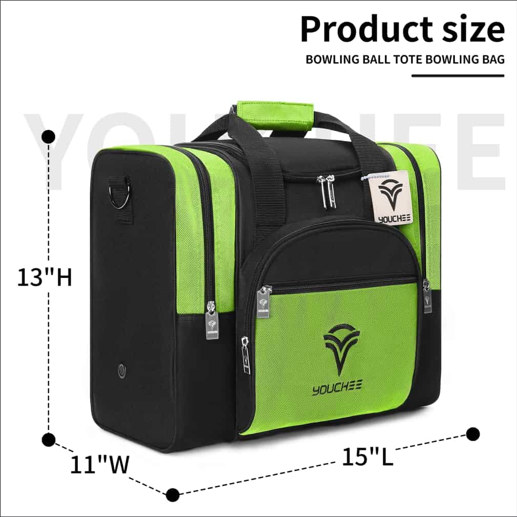 Bolso para transportar bola de bolos Youchee con soporte - Imagen 3