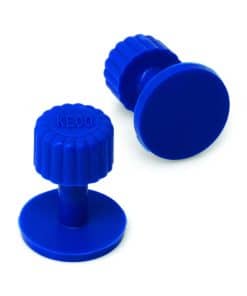 Dead Center 17 mm Tab de Pegamento de Acabado Suave Azul