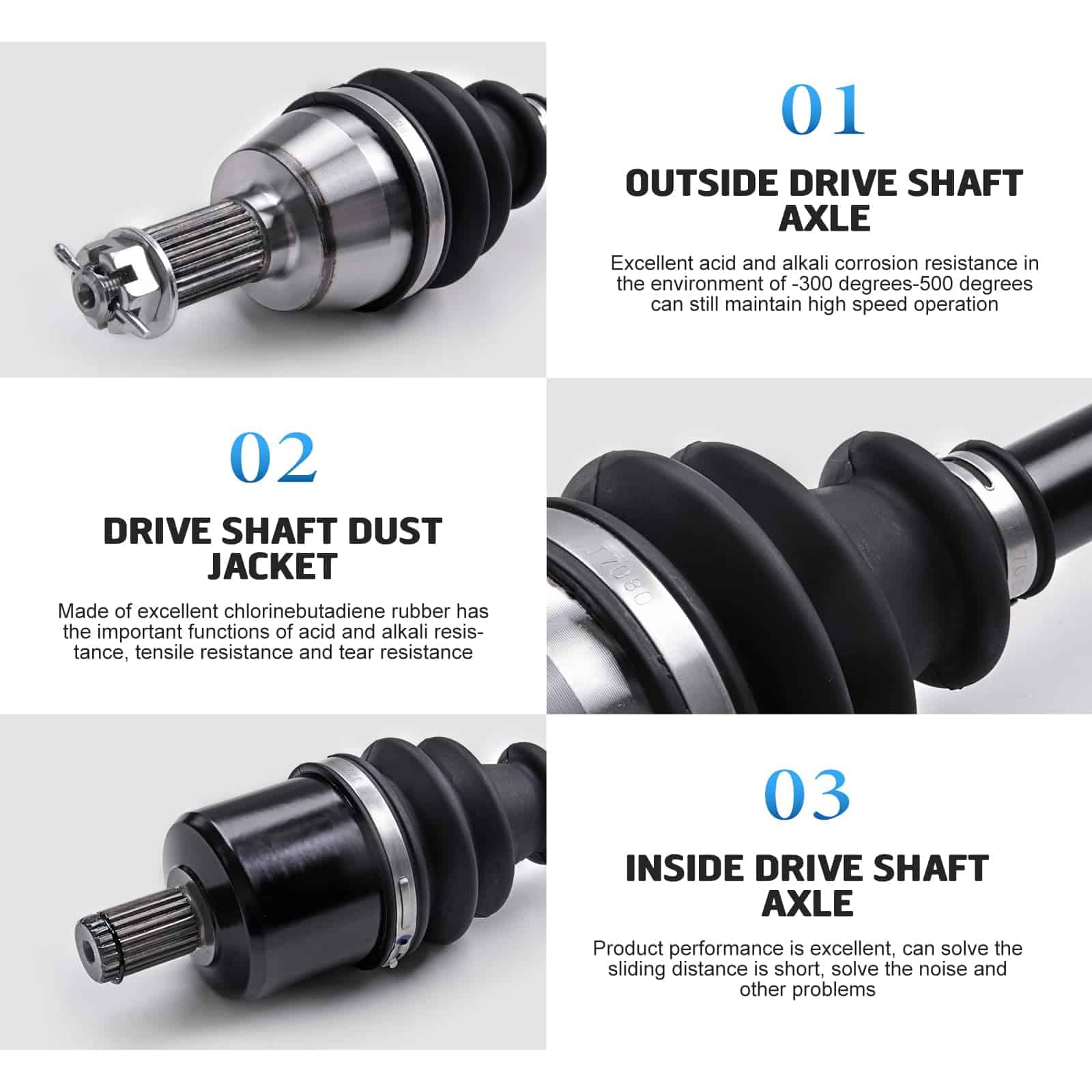 KLV Eje de trasmisión CV delantero izquierdo y derecho - Imagen 6