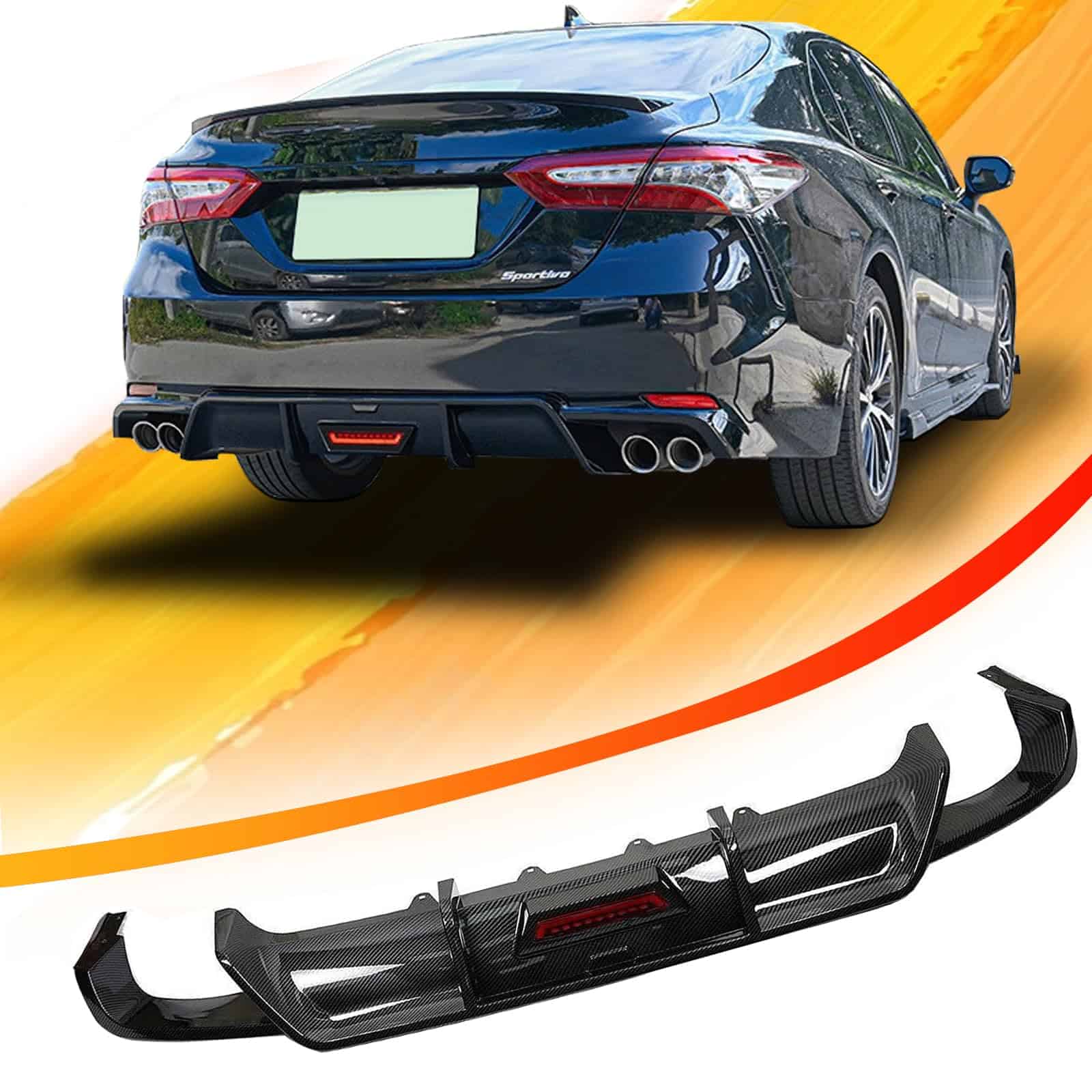 Alerón Trasero de Parachoques para Camry Compatible con