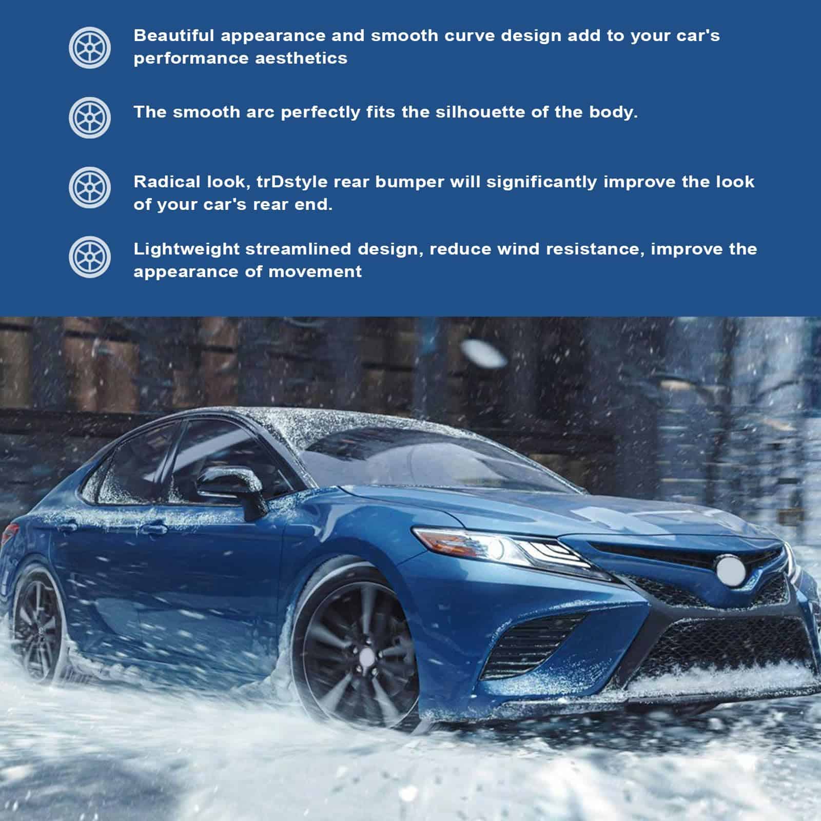 Difusor Trasero de Parachoques Compatible con Camry - Imagen 3