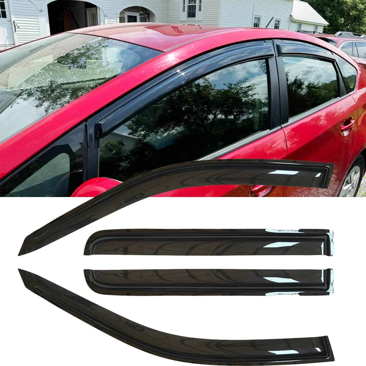 Deebior 4pcs Original Shatterproof Rainproof Outside Mount - Imagen 3