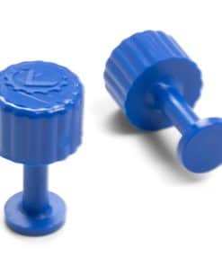 Dead Center 8 mm Pestañas de Pegamento para Acabado Azul